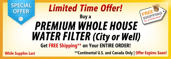 Premium Whole House Water Filter Banner