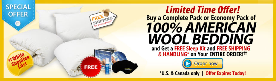 Wool Bedding Special Offer