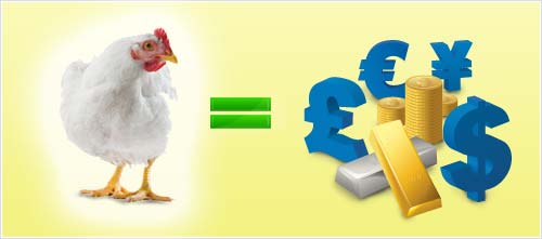 chicken used as currency