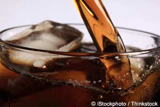 glass of soda