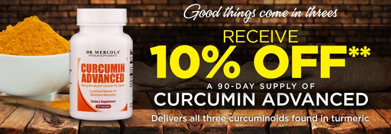 Receive 10% off** a 90-day supply of Curcumin Advanced