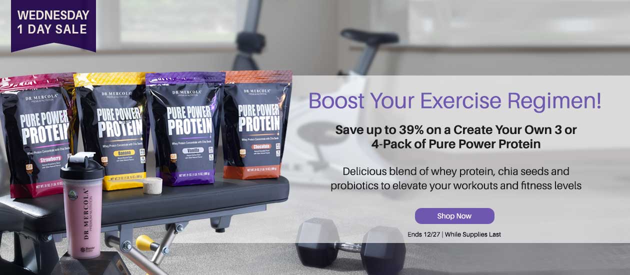 Save up to 39% on a Create Your Own 3 or 4-Pack of Pure Power Protein