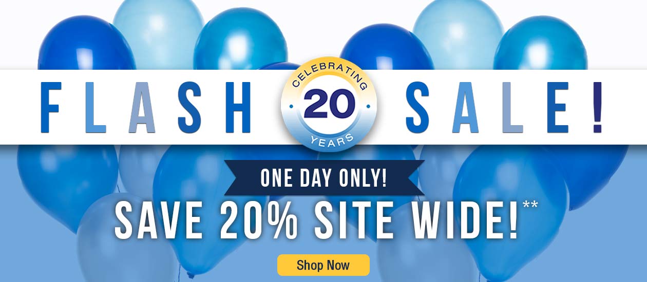 Save 20% Site Wide!**