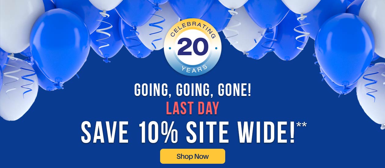 Save 10% Site Wide!**