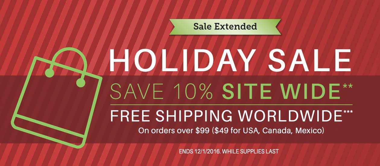 Save 10% Site Wide Plus Get Free Shipping for Black Friday!