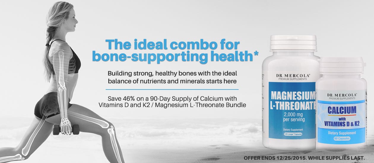 Save 46% on a 90-Day Supply of the Calcium with Vitamins D and K2 / Magnesium  L-Threonate Bundle