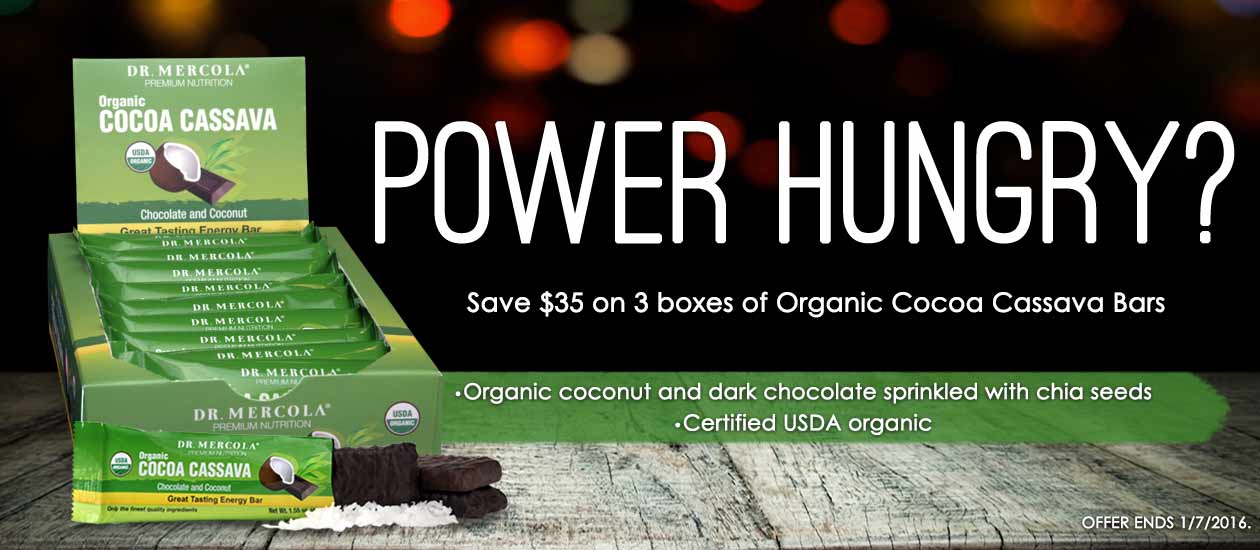 Save $35 on 3 Boxes of Organic Cocoa Cassava Bars