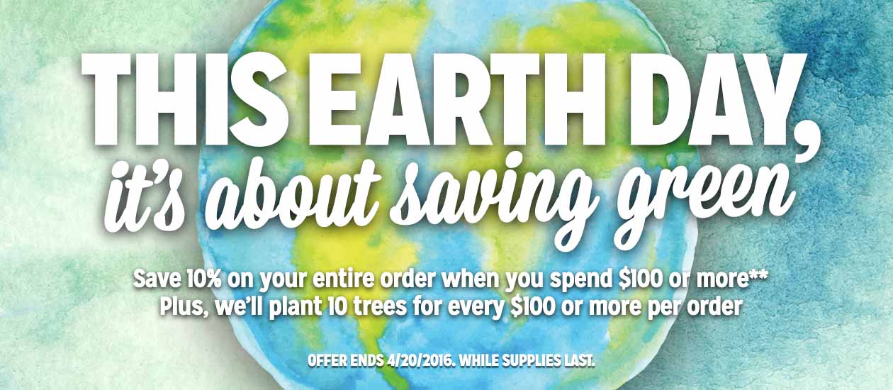 Save 10% on your entire order when you spend $100 or more**
