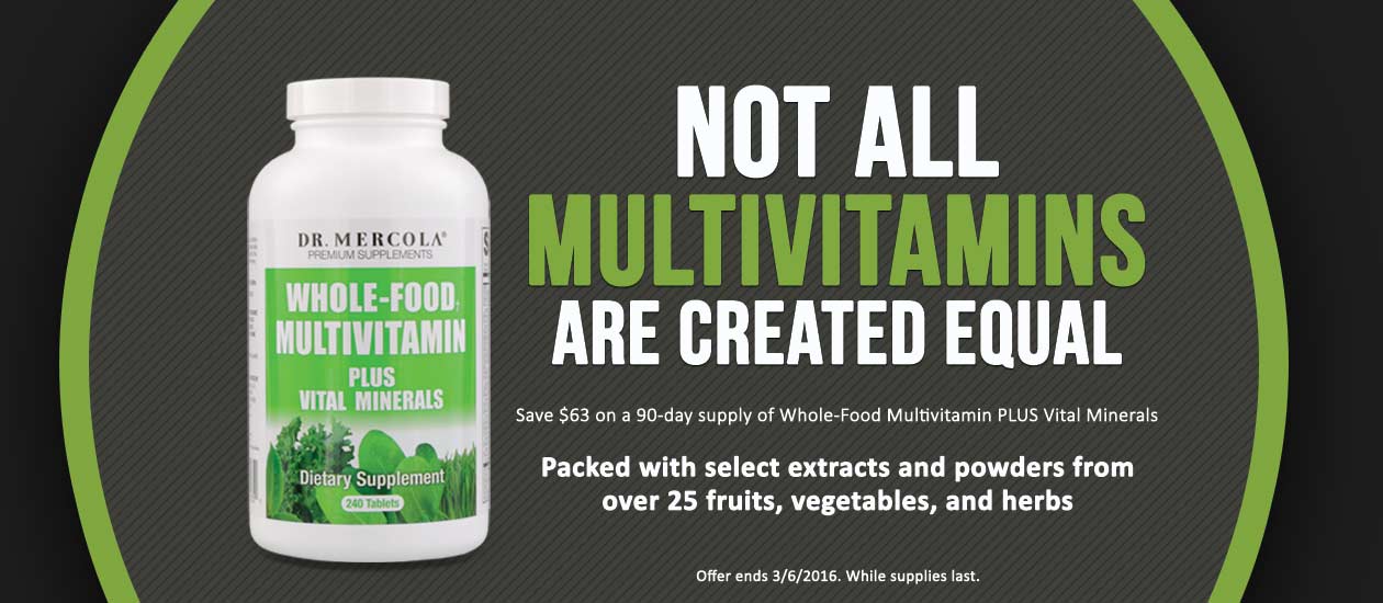 Save $63 on a 90-Day Supply of Whole-Food Multivitamin PLUS Vital Minerals