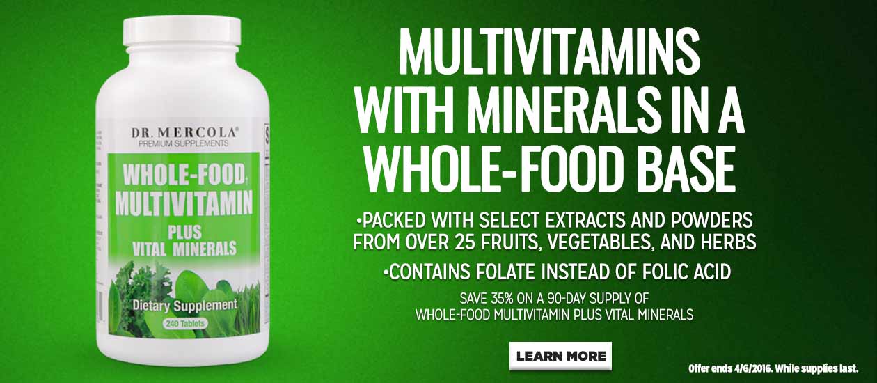 Save 35% on a 90-day supply of Whole-Food Multivitamin PLUS Vital Minerals