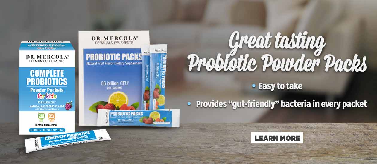 Great Tasting Probiotics Powder Packs