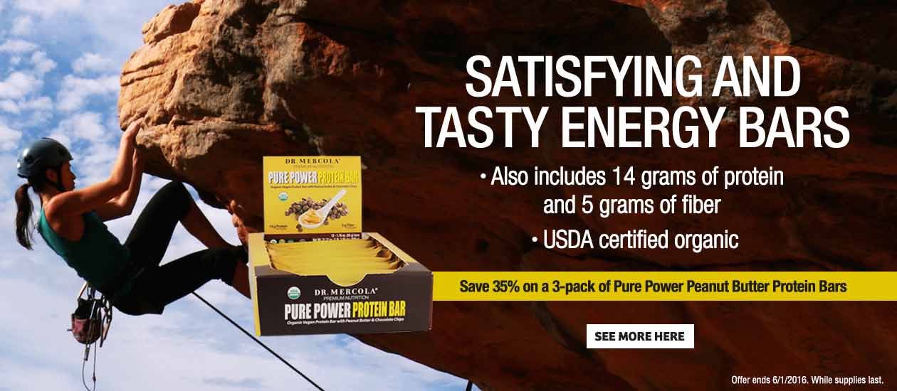 Save 35% on a 3-pack of Pure Power Peanut Butter Protein Bars