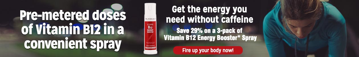 Save 29% on a 3-Pack of Vitamin B-12 Energy Booster* Spray