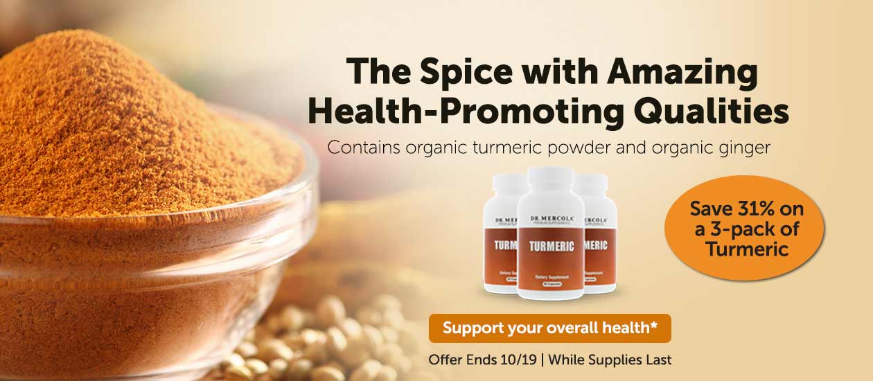 Save 31% on a 3-pack of Turmeric