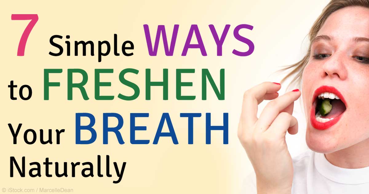 What is the link between chlorophyll and bad breath?