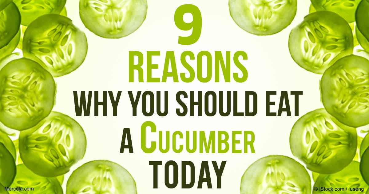 9 reasons why eat a cucumber fb