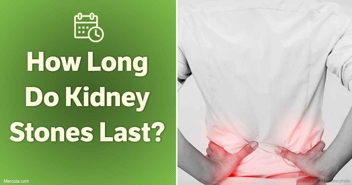 how long after passing kidney stones does the pain lasts