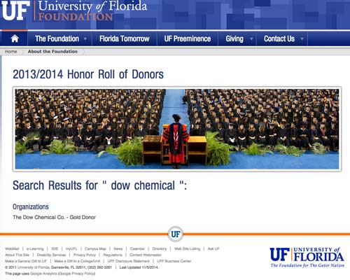 uf search results dow chemical