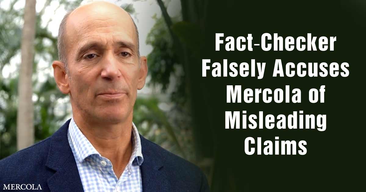 Fact-Checker Falsely Accuses Mercola of Misleading Claims