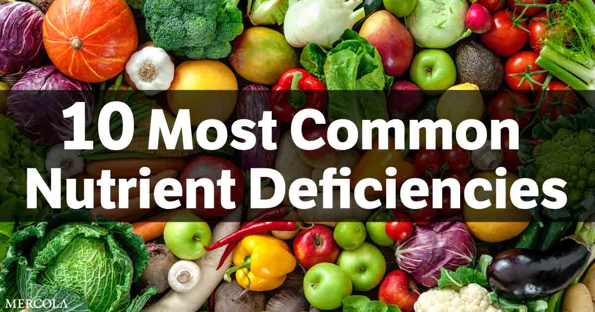 10 Common Nutrient Deficiencies