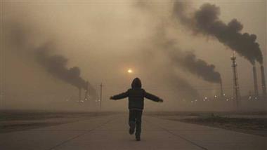 air pollution children eyesight