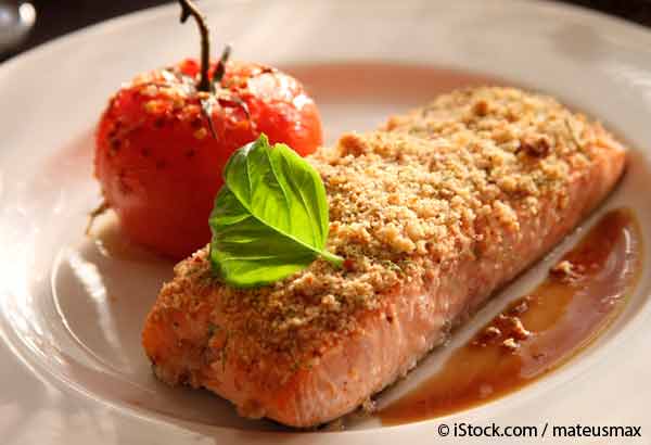 almond crusted salmon recipe