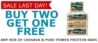 Cassava and Pure Power Protein Bars
