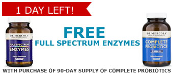 Free 30 Day Supply of Full Spectrum Enzymes With Purchase of 90 Day Supply of Complete Probiotics