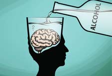 alcohol increases alzheimers disease