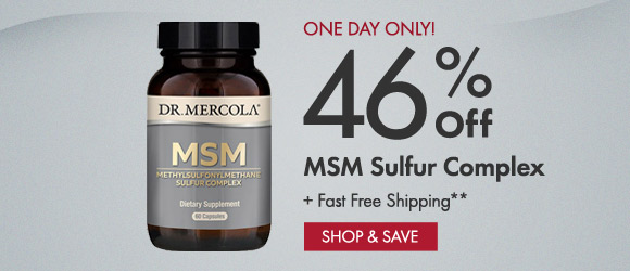 Get 46% Off on MSM Sulfur Complex 90-Day Supply