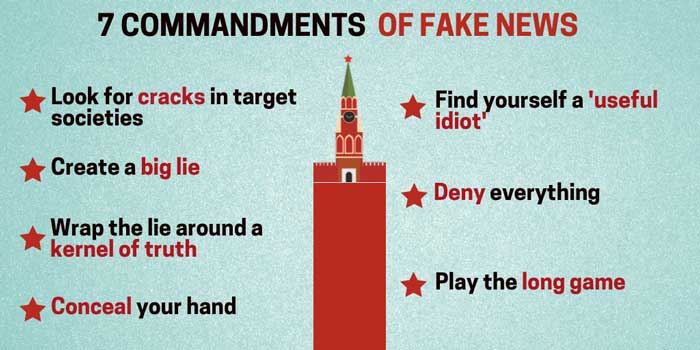 7 commandments of fake news