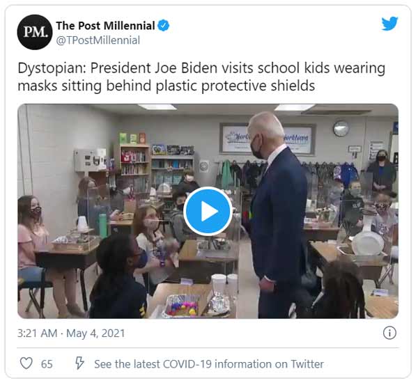 president joe biden visits school kids