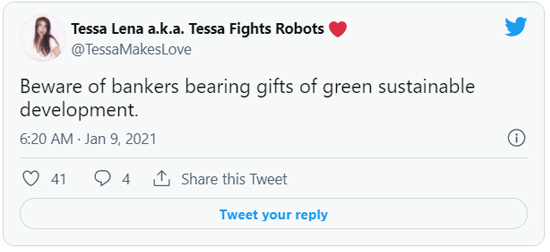 Tessa Lena tweet