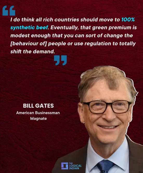 Bill Gates - boeuf synthétique