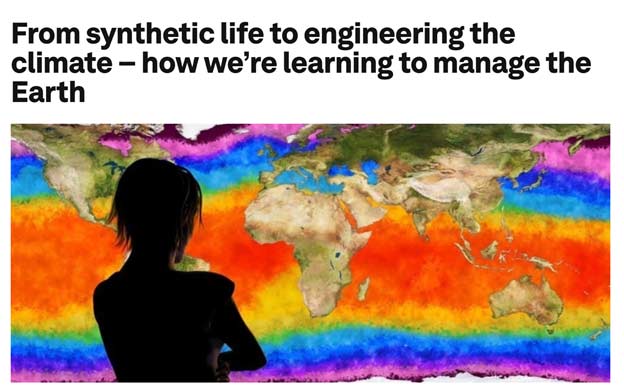 learning to manage the earth