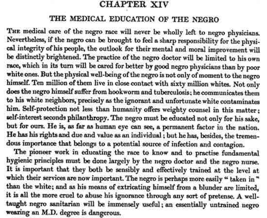 the medical education of the negro