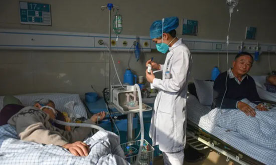 COVID patients in Fuyang China