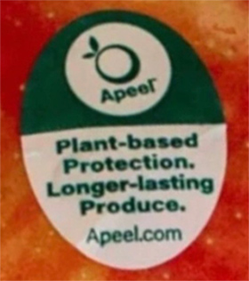 apeel produce plant based protection sticker