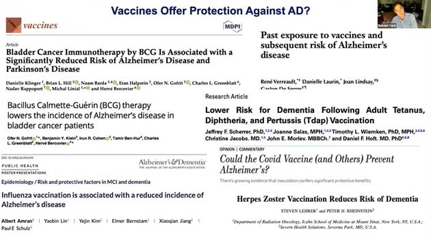 vaccines offer protection against ad