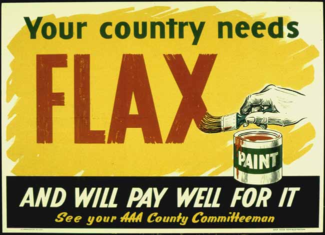 your country needs flax