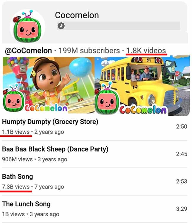 cocomelon youtube