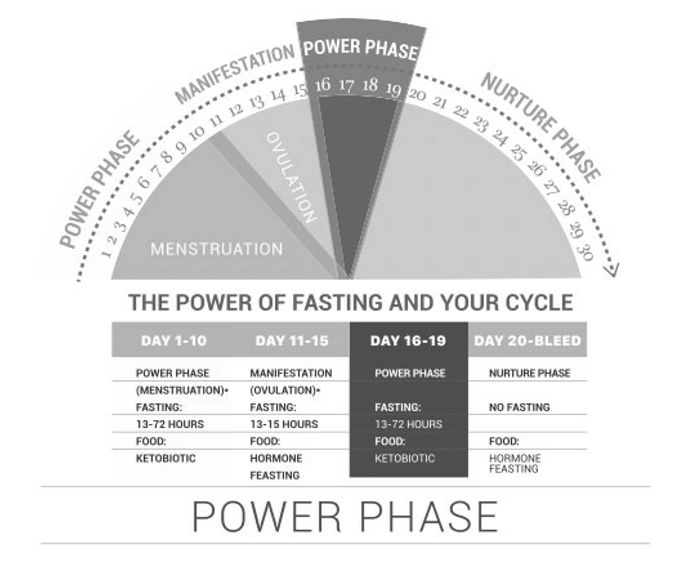 fasting and menstrual cycle visual 3