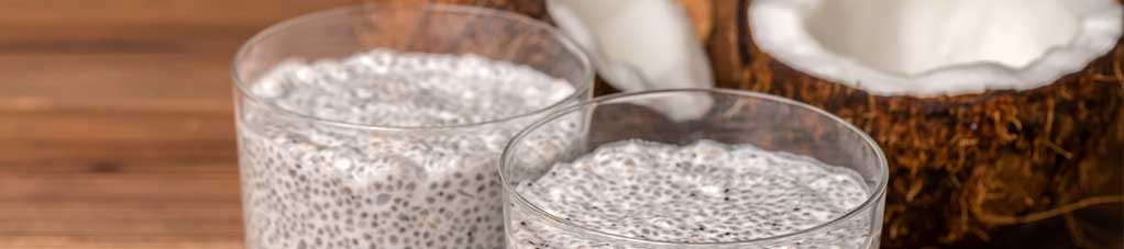 Quick Coconut and Chia Seed Pudding