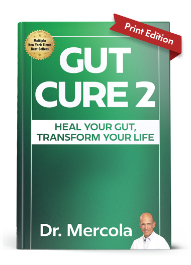 Gut Cure 2 by Dr. Mercola book print edition