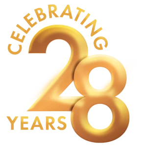 Mercola 28th Anniversary Logo