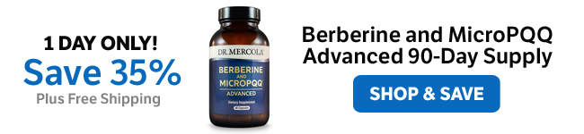 Save 35% on a Berberine and MicroPQQ Advanced 90-Day Supply