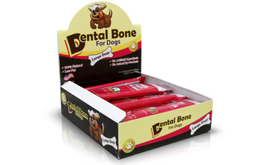 Dental Bones for Dogs 1 Box for Large Dogs