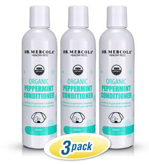Organic Peppermint Conditioner for Dogs 3-pack