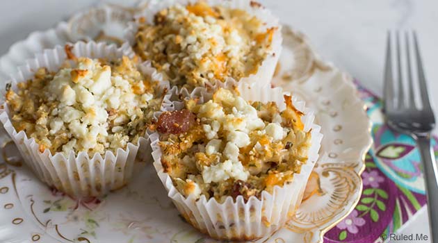 Low Carb Bacon and Cheese Muffins