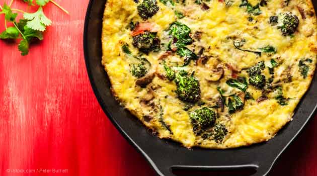 Mouthwatering Mushroom and Broccoli Frittata Recipe
